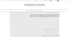 Desktop Screenshot of cazenoviacutblock.com
